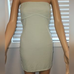 PLT Strapless mint colored dress